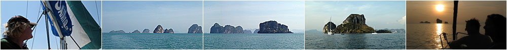 Sailing to the hidden Gems in Southern Thailand's Andaman Sea around Krabi and Koh Lanta